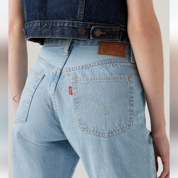 Levi's Premium 501 | EUC Original HighRise Cropped Jeans | Light Wash | Size 26 - Picture 12 of 16